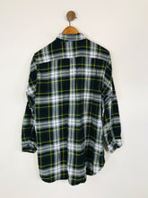 Load image into Gallery viewer, J W Anderson For Uniqlo Women&#39;s Tartan Oversized Button-Up Shirt | M UK10-12 | Multicolour
