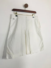Load image into Gallery viewer, Lacoste Women&#39;s Linen Cotton Skirt | EU40 UK12 | White
