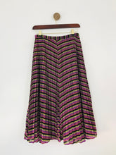 Load image into Gallery viewer, Whistles Women&#39;s Pleated Metallic Midi Skirt | UK8 | Multicolour
