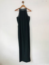 Load image into Gallery viewer, Reiss Women&#39;s High Neck Maxi Dress | UK12 | Black
