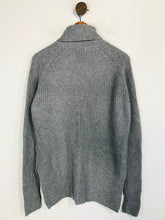 Load image into Gallery viewer, Jigsaw Women&#39;s Wool Roll Neck Jumper | S UK8 | Grey
