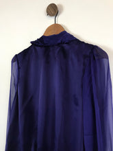 Load image into Gallery viewer, Bielle Women&#39;s Pleated Blouse | M UK10-12 | Purple
