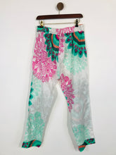 Load image into Gallery viewer, Desigual Women&#39;s Floral Harem Casual Trousers | M UK10-12 | Multicoloured
