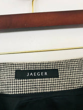 Load image into Gallery viewer, Jaeger Women’s Wool Peplum Pencil Skirt | UK14 | Grey
