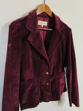 Load image into Gallery viewer, Phase Eight Women&#39;s Corduroy Blazer Jacket | UK16 | Purple
