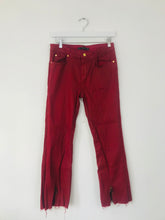 Load image into Gallery viewer, Zara Trafaluc Womens Straight Jeans | EU38 UK10 | Red
