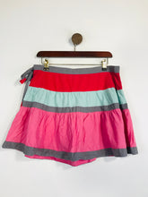 Load image into Gallery viewer, French Connection Women&#39;s Cotton Colour Block Mini Skirt | UK12 | Multicoloured
