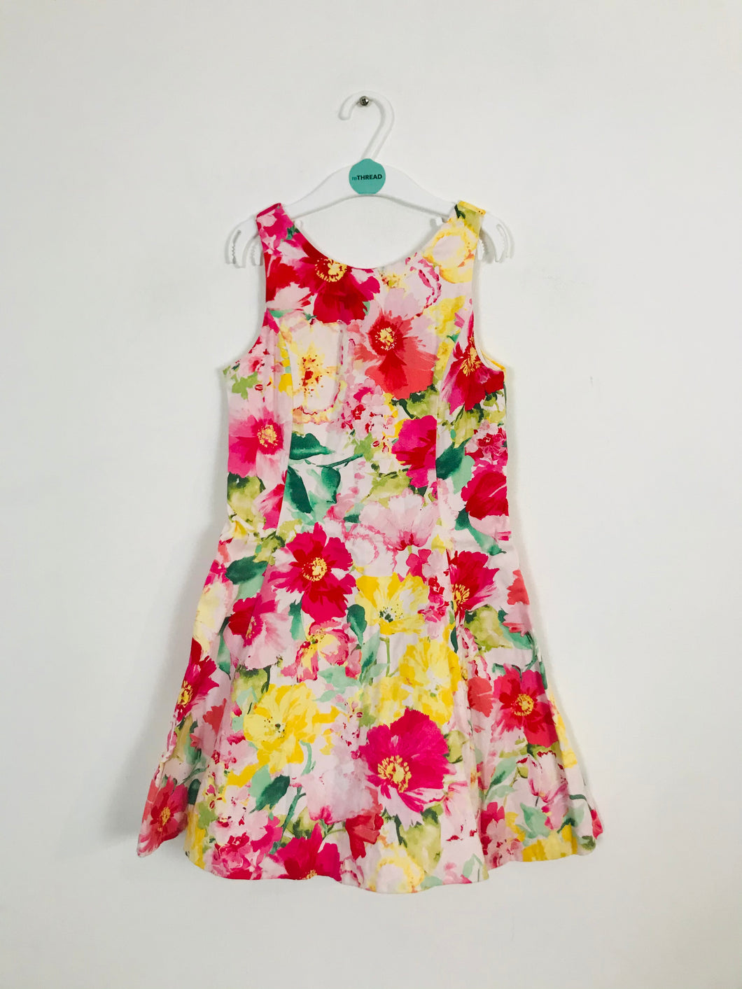Ralph Lauren Kid’s Floral Aline Dress | 7 years | Pink