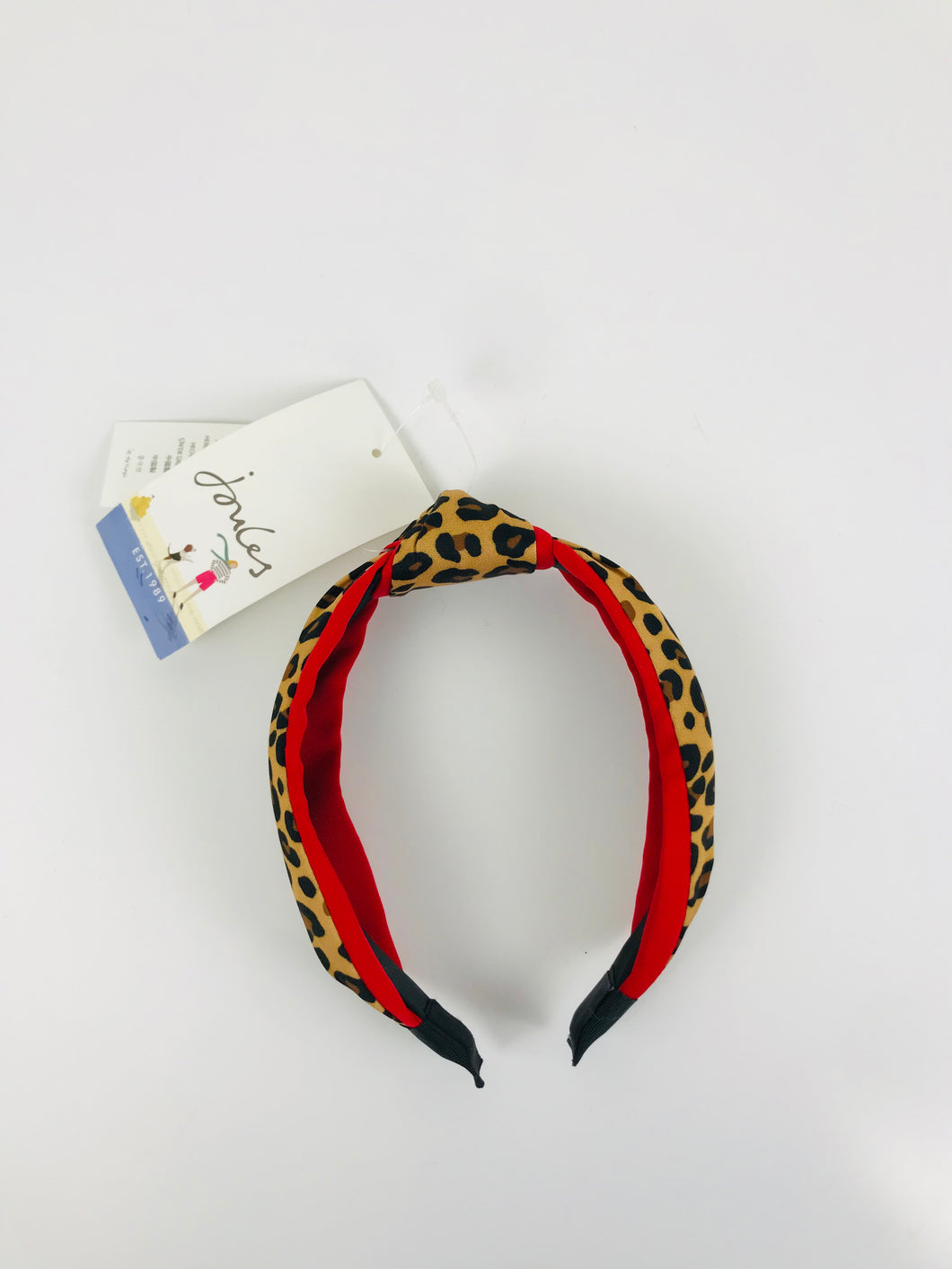 Joules Women's Leopard Print Headband Hat NWT | OS | Brown