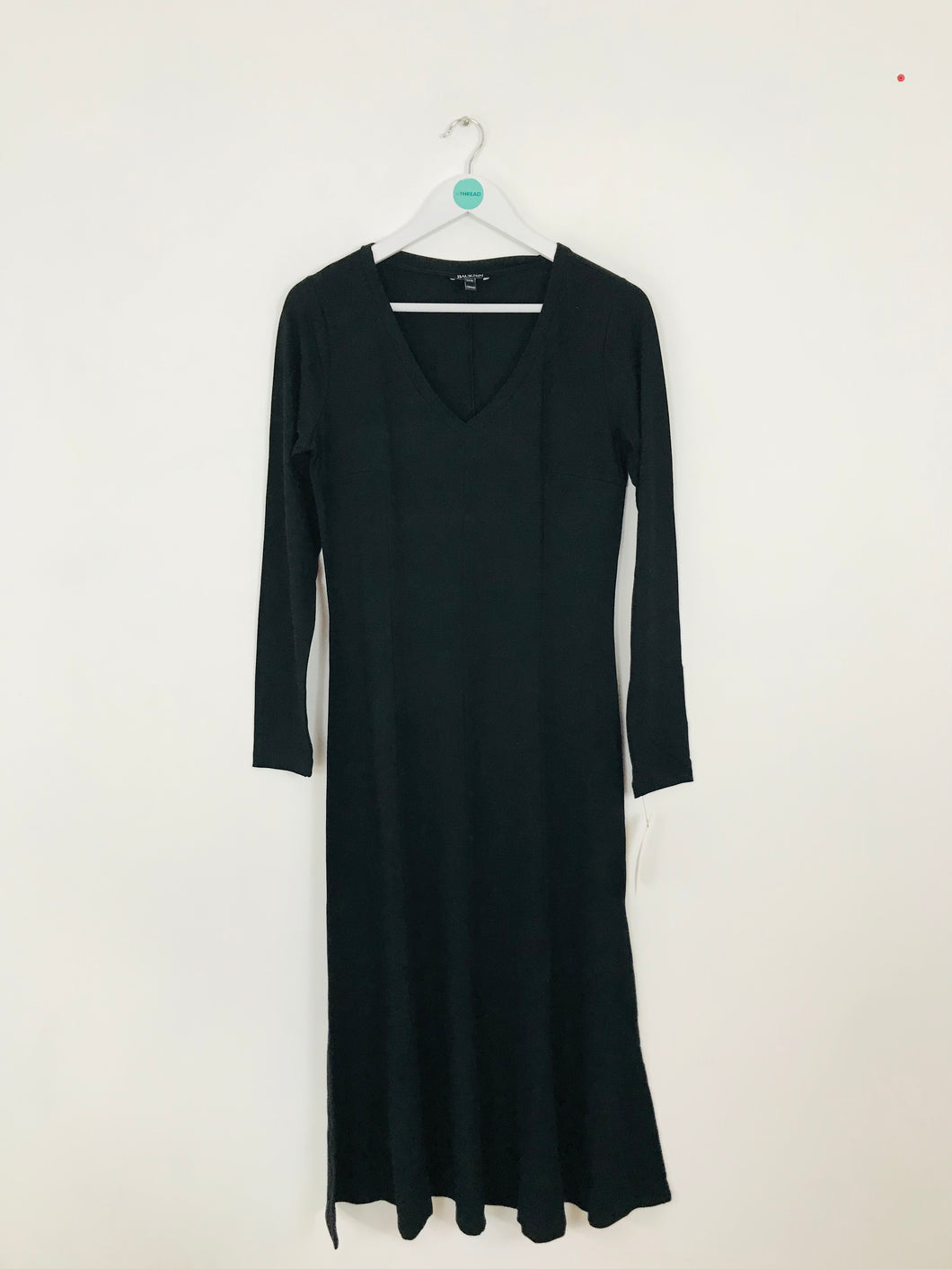 Baukjen Women’s V-Neck A-Line Maxi Dress NWT | UK14 | Black