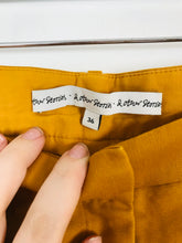 Load image into Gallery viewer, &amp; Other Stories Womens Tapered Trousers | 36 UK10 | Yellow
