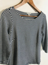 Load image into Gallery viewer, Pure Women&#39;s Striped Ribbed T-Shirt | UK12 | Multicoloured
