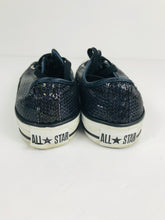 Load image into Gallery viewer, Converse All Star Women&#39;s Glitter Trainers | UK5 | Blue
