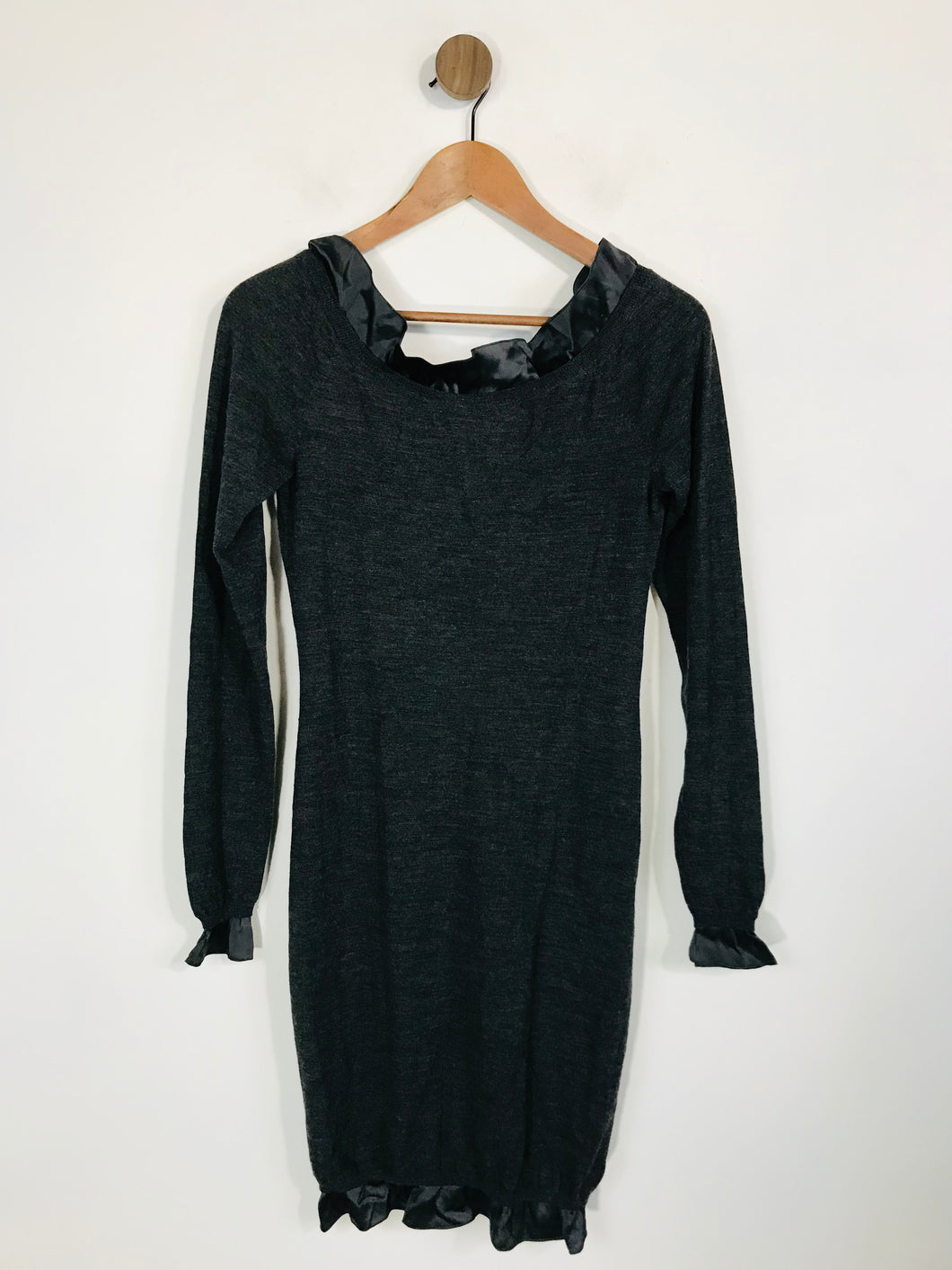 Moschino Women's Frilled Mini Dress | UK8 | Grey