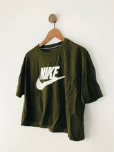 Load image into Gallery viewer, Nike Women’s Cropped Retro Oversized T-Shirt | S | Khaki Green
