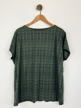 Load image into Gallery viewer, Uniqlo Women&#39;s Patterned T-Shirt  | XL UK16 | Green
