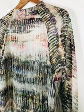 Load image into Gallery viewer, Zara Women&#39;s Boho Sheer Blouse | XS UK6-8 | Multicoloured
