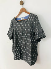 Load image into Gallery viewer, Toast Women&#39;s Cotton Polka Dot Top T-Shirt | UK14 | Grey
