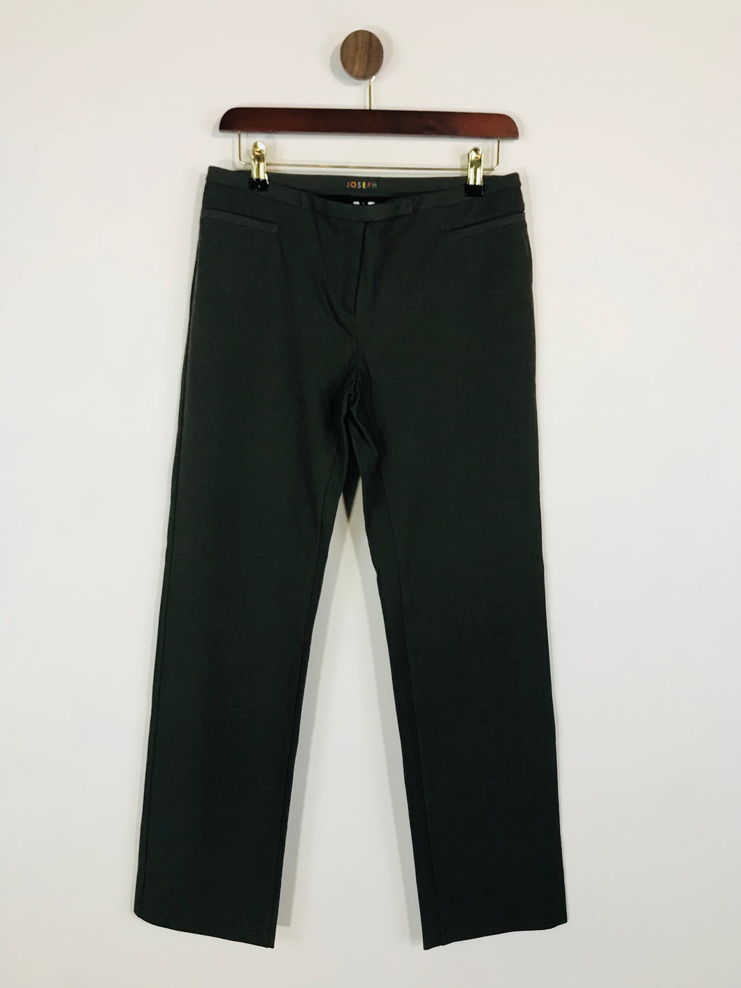Joseph Women's Cotton Casual Trousers | L UK14 | Grey