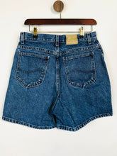 Load image into Gallery viewer, Lee Women&#39;s Denim Vintage Mid-Length Shorts | W29 UK10-12 | Blue
