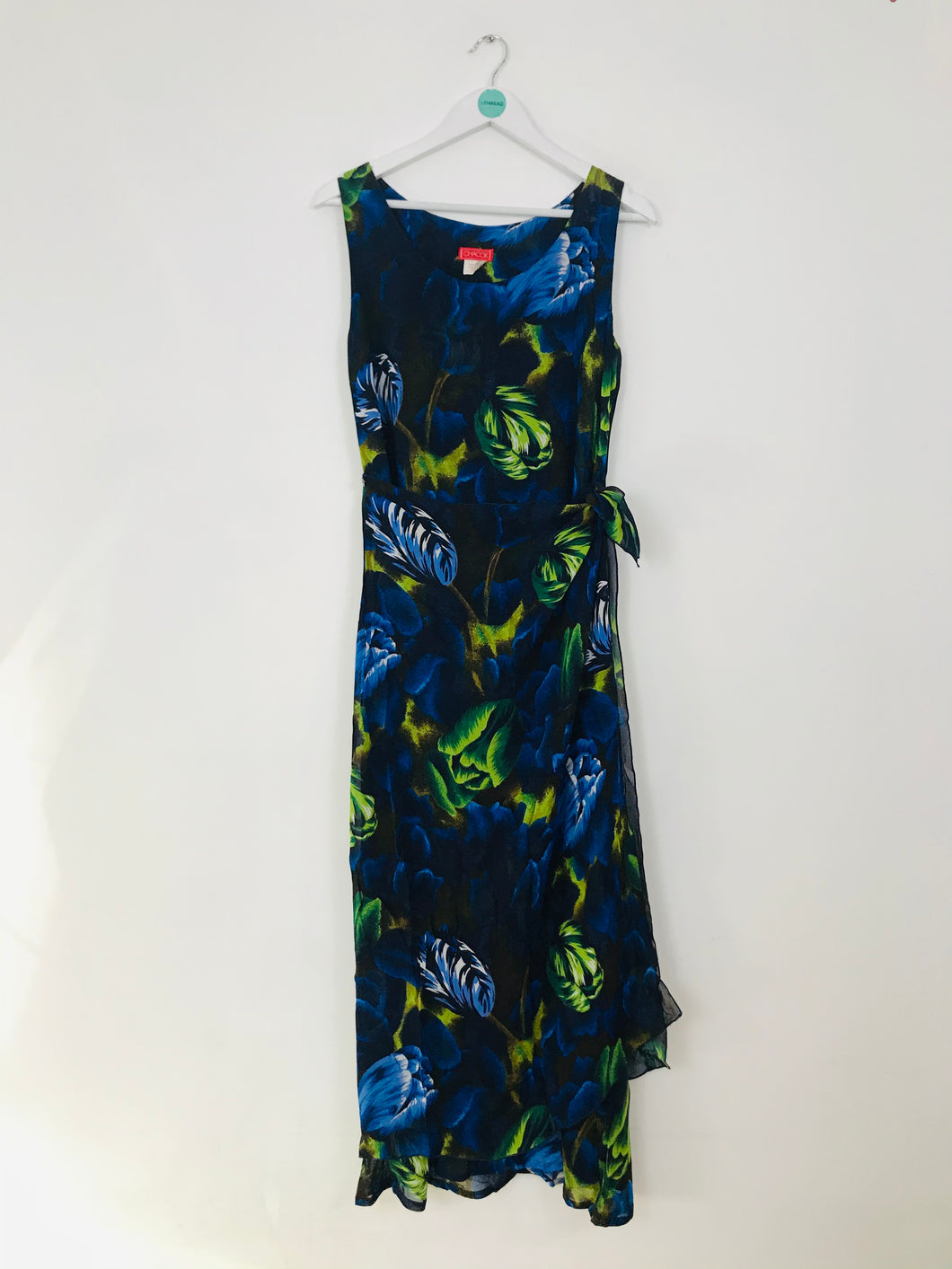 Chacok Women’s Floral Maxi Wrap Dress | 3 UK16 | Multicoloured