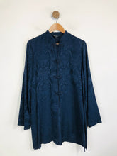 Load image into Gallery viewer, Monsoon Women&#39;s Silk Tunic Blouse | UK12 | Blue
