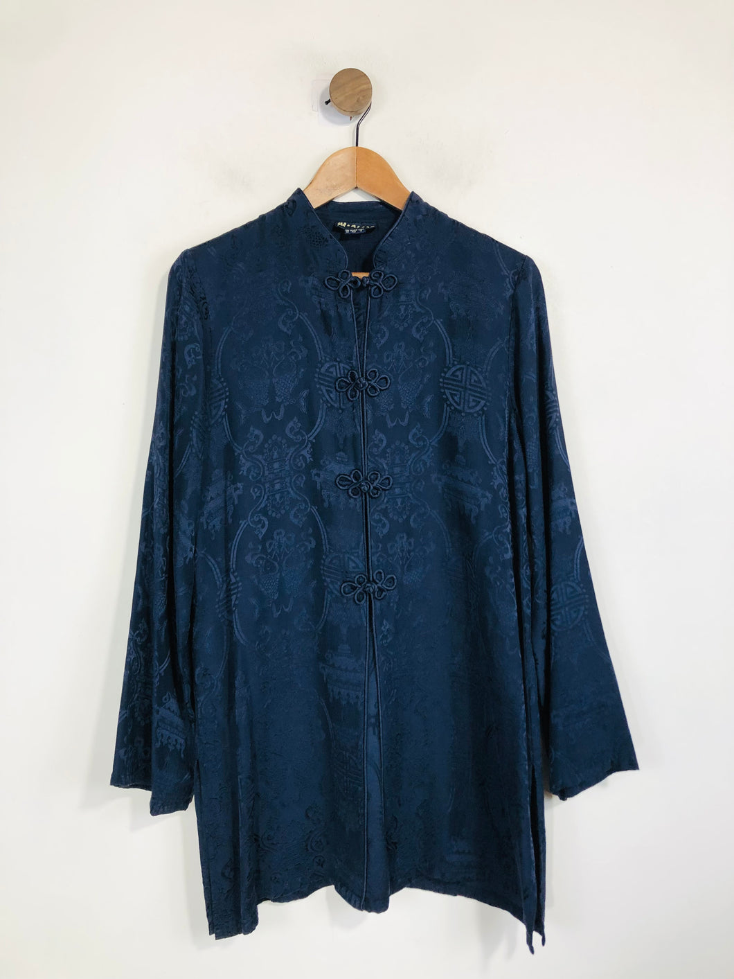 Monsoon Women's Silk Tunic Blouse | UK12 | Blue