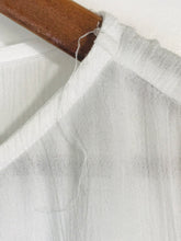 Load image into Gallery viewer, Sosandar Women&#39;s Boho Frilled Sleeve Blouse | UK20 | White
