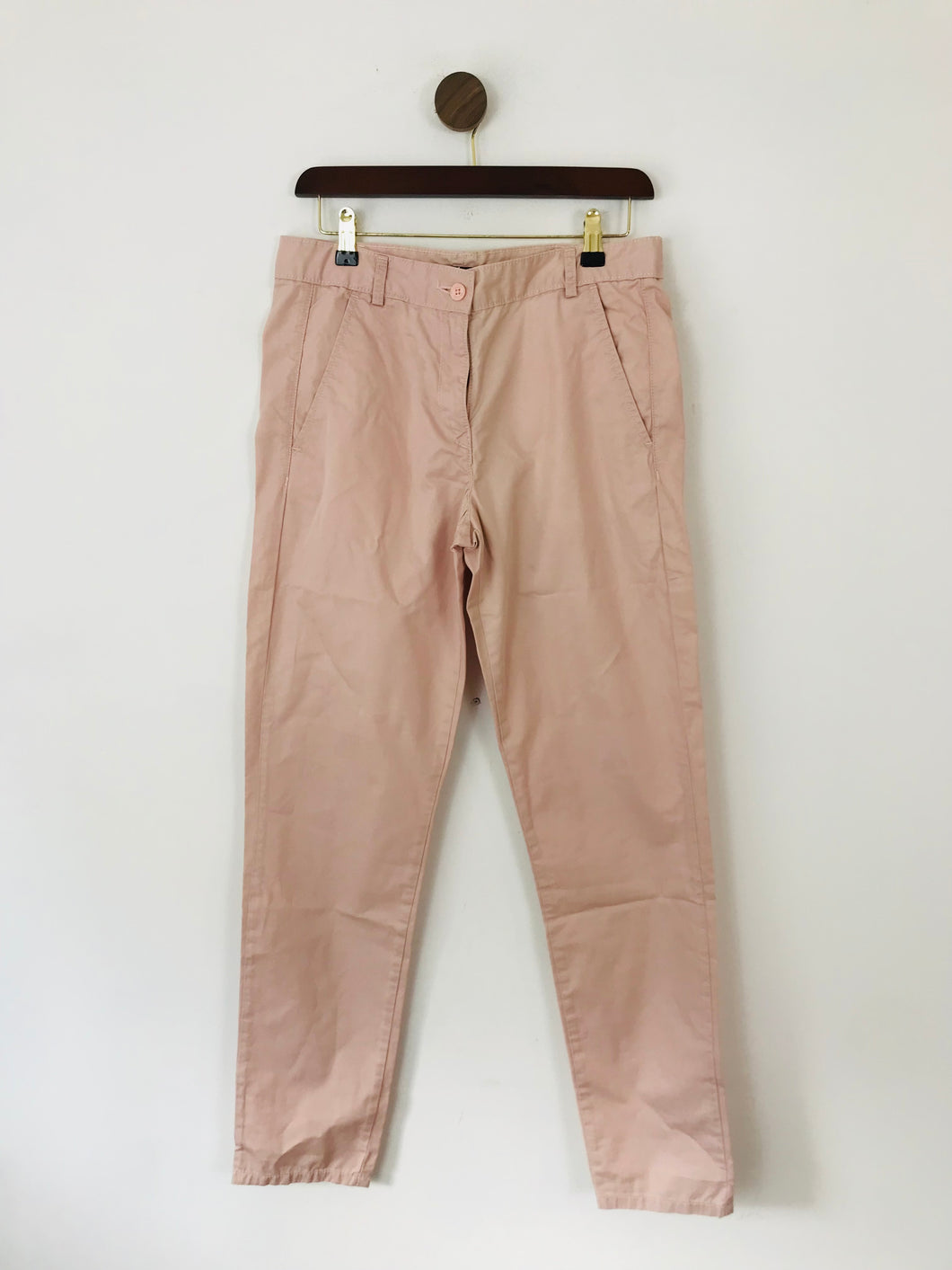 French Connection Women's Cotton, Slim Chinos Trousers | UK8 | Pink