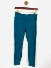 Load image into Gallery viewer, Lululemon Women&#39;s Panelled Cropped Gym Yoga Leggings | UK12 | Blue
