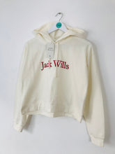 Load image into Gallery viewer, Jack Wills Women’s Fleece Lined Hoodie With Tags | UK12 | White
