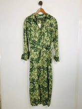 Load image into Gallery viewer, Zara Women&#39;s Floral Long Sleeve Maxi Dress NWT | M UK10-12 | Green
