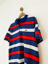 Load image into Gallery viewer, Lacoste Sport Men&#39;s Striped Polo Shirt | XL | Multicolour
