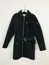 Load image into Gallery viewer, Michael Kors Women’s Quilted Overcoat | UK 10-12 M | Black
