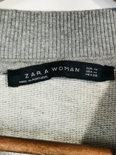 Load image into Gallery viewer, Zara Women&#39;s Distressed Grunge Jumper | M UK10-12 | Grey
