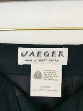 Load image into Gallery viewer, Jaeger Women’s Wool Midi Pencil Skirt | UK16 | Black
