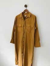 Load image into Gallery viewer, Kin John Lewis Women&#39;s Button Up Shirt Dress | UK14 | Brown
