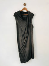 Load image into Gallery viewer, AllSaints Women&#39;s Draped Midi Dress | UK14 | Grey
