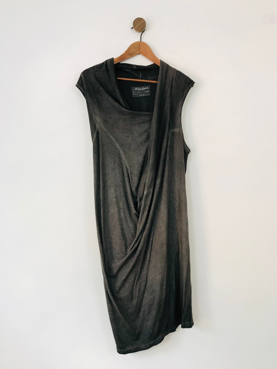 AllSaints Women's Draped Midi Dress | UK14 | Grey
