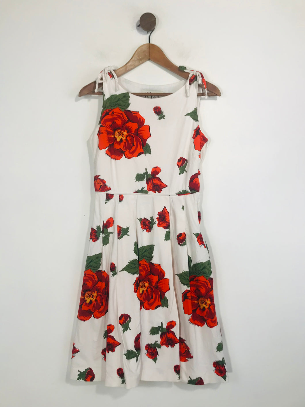 Wallis 1923 Women's Floral A-Line Dress | UK8 | White