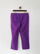 Load image into Gallery viewer, Boden Women&#39;s Chinos Trousers | UK14 | Purple
