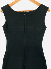 Load image into Gallery viewer, Tara Jarmon Women&#39;s Seamed Bodycon Dress | UK6 | Black
