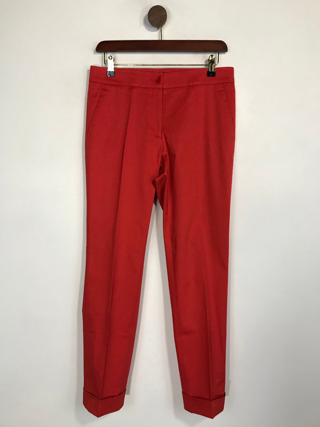 Etro 40 Women's Chinos Trousers | W29 UK10-12 | Red