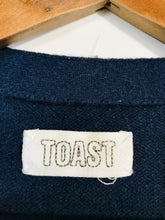 Load image into Gallery viewer, Toast Women&#39;s Cashmere Wool Cardigan | L UK14 | Blue

