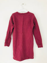 Load image into Gallery viewer, Little Marc Jacobs Girl’s Graphic Jumper Dress | 6 Years | Burgundy Red
