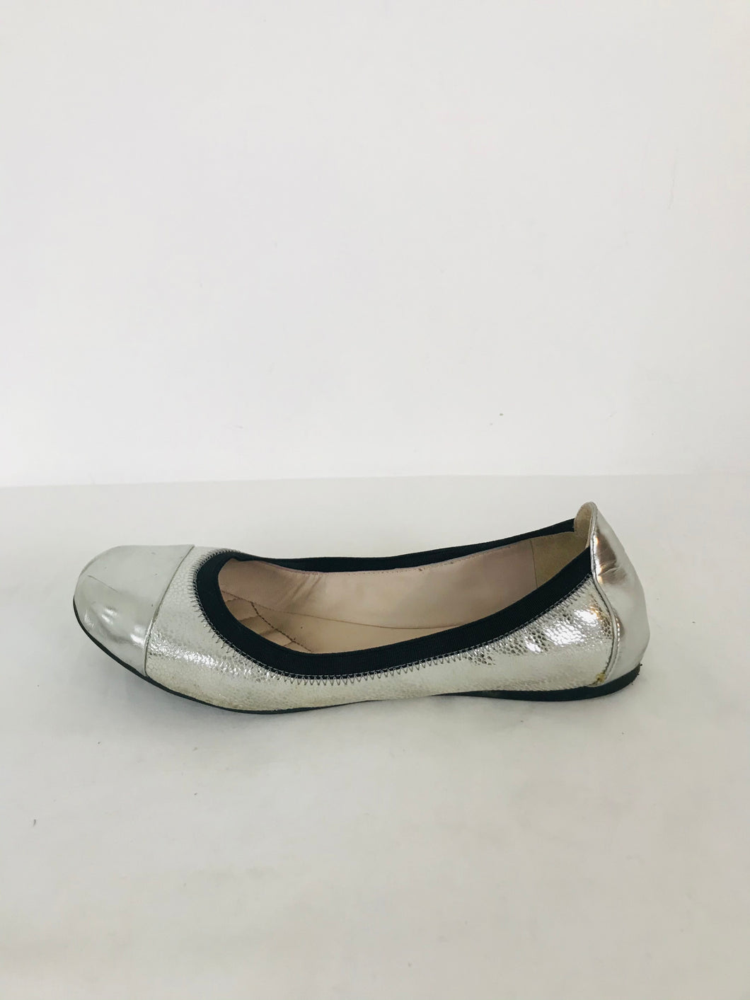 Vince Camuto Women’s Slip-On Ballet Shoes | 36 1/2 UK3.5 | Silver