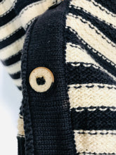 Load image into Gallery viewer, Zara Man Men&#39;s Cotton Striped Cardigan | M | Blue
