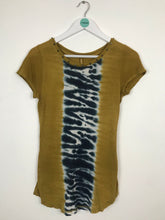Load image into Gallery viewer, Karen Millen Womens Tie Dye T-shirt | UK8 | Green and Blue
