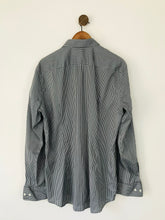 Load image into Gallery viewer, Hugo Boss Men’s Long Sleeve Slim Fit Pin Stripe Shirt | 44 17.5 | Grey
