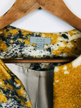 Load image into Gallery viewer, COS Women&#39;s Wool Splatter Print Cropped Blazer Jacket | EU40 UK12 | Multicolour
